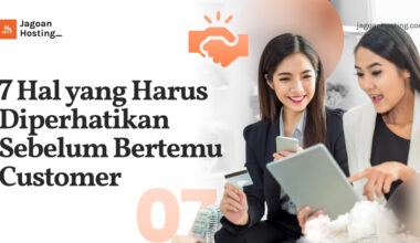 sebelum bertemu customer