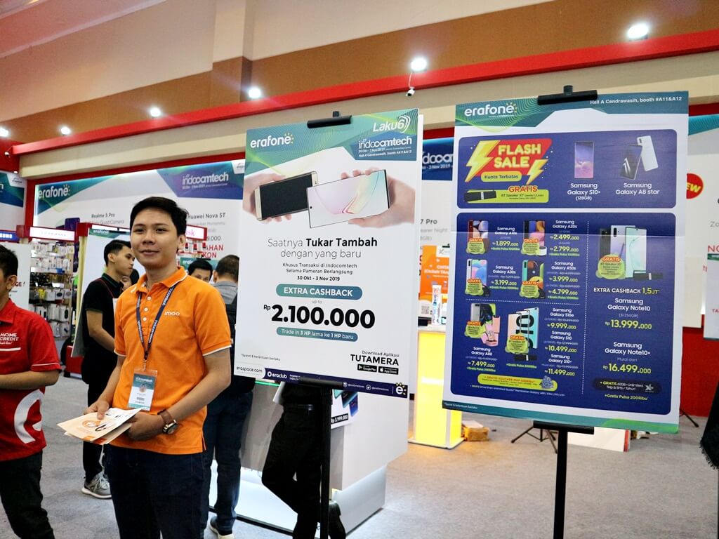 Booth Erafone in Indocomtech 2019