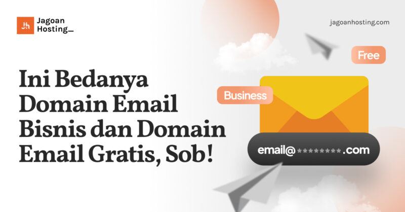 perbedaan domain email dan domain email gratis