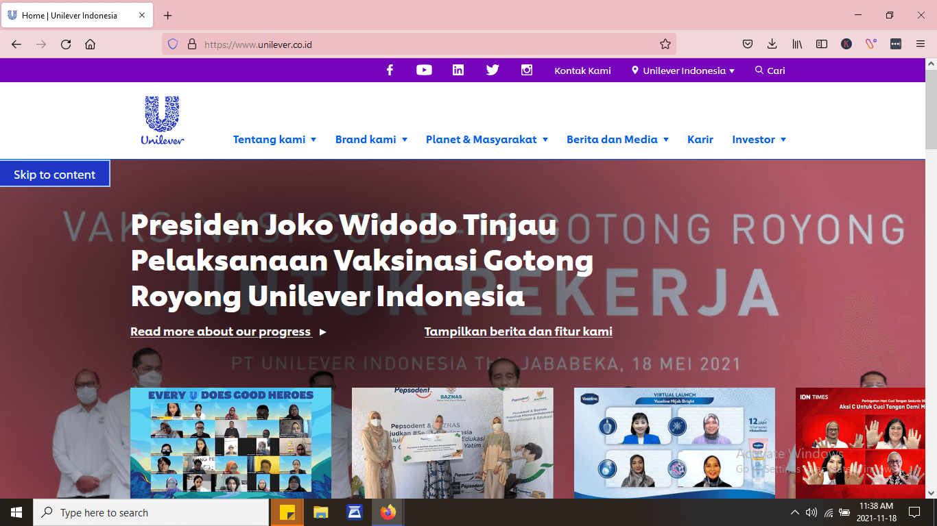 contoh website