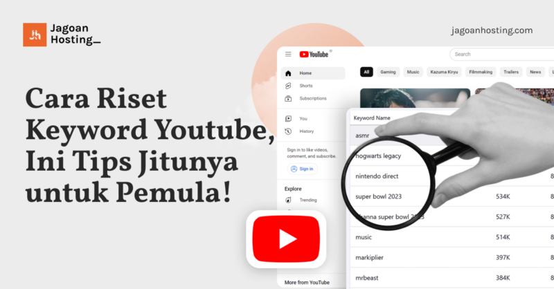 riset keyword youtube