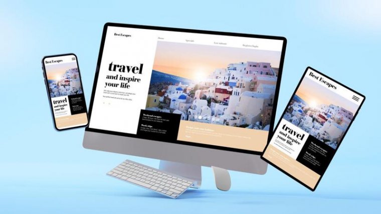 cara bikin website travel