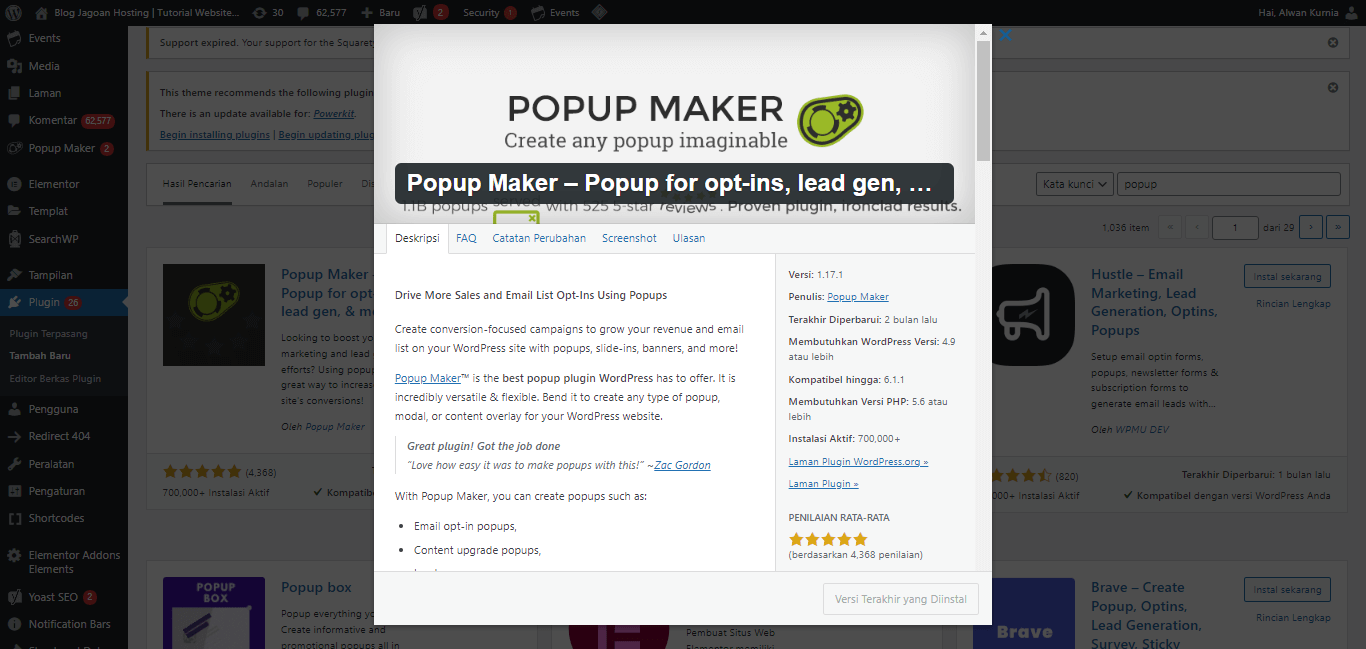 plugin popup maker