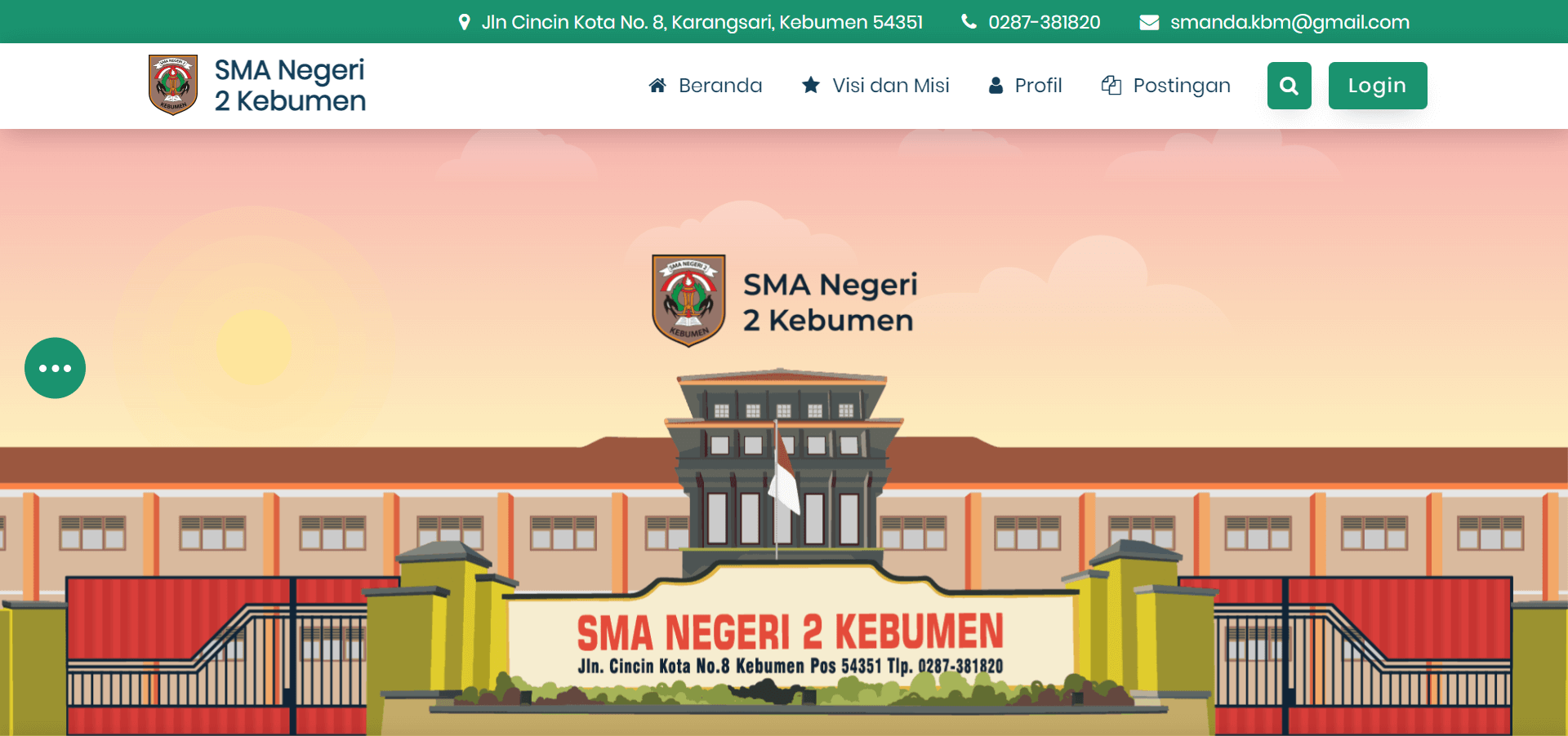 contoh web sekolah