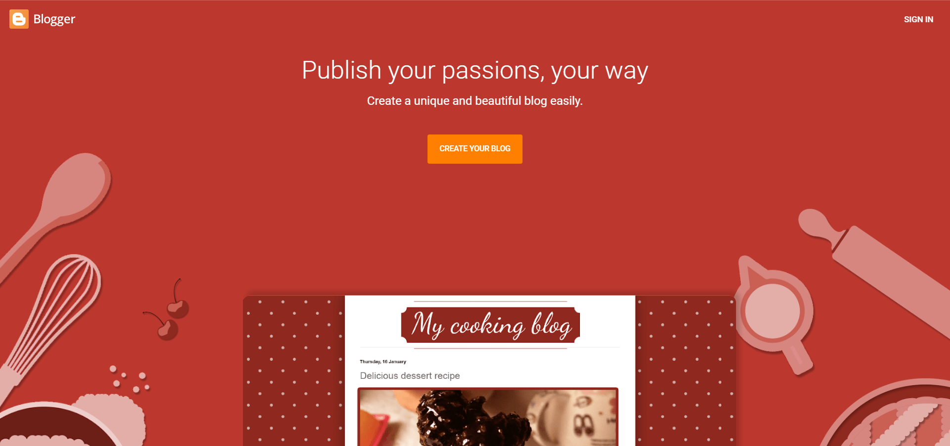 website gratis blogger