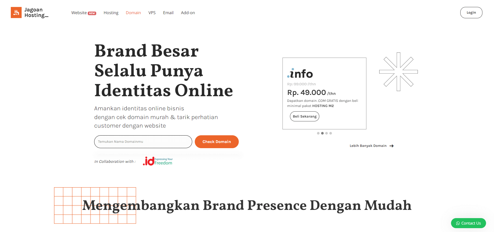 cek domain bisnis