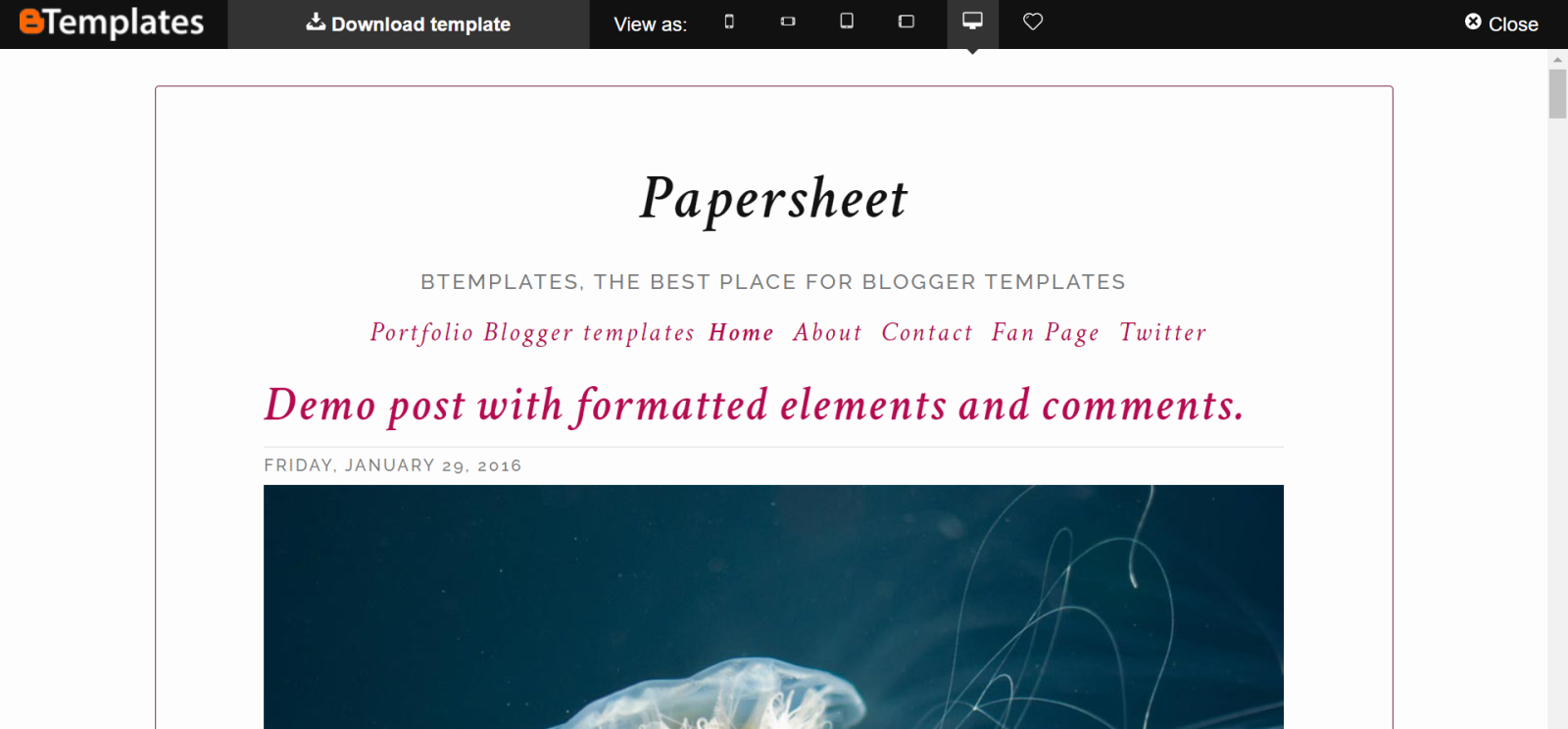 36+ Template Blogger Gratis, Premium Dan Responsive