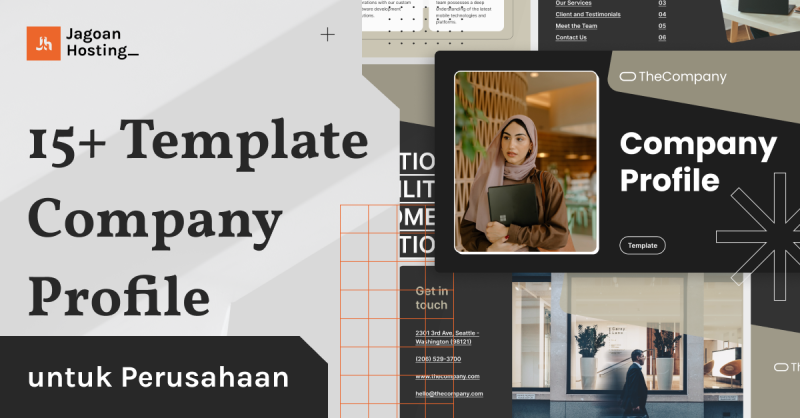 template website company profile