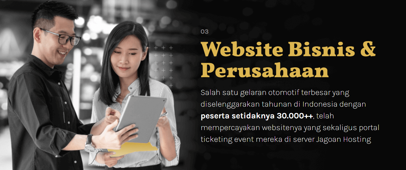 hosting untuk bisnis online