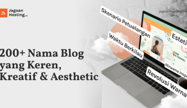 nama blog keren kreatif dan aesthetic