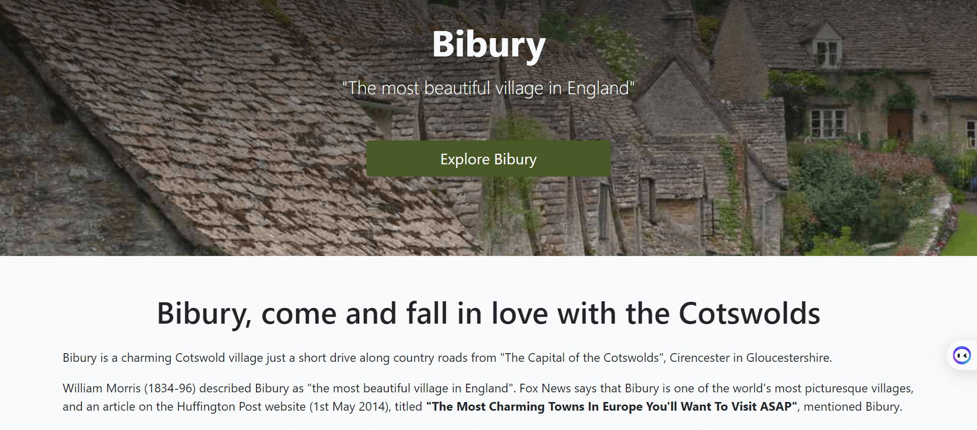 bibury village