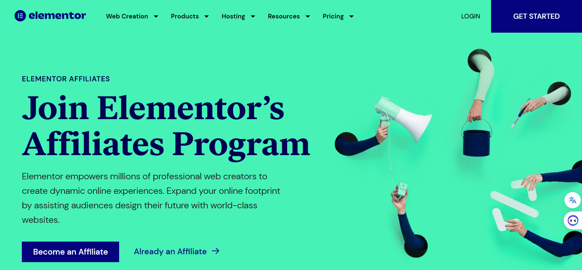 elementor affiliate