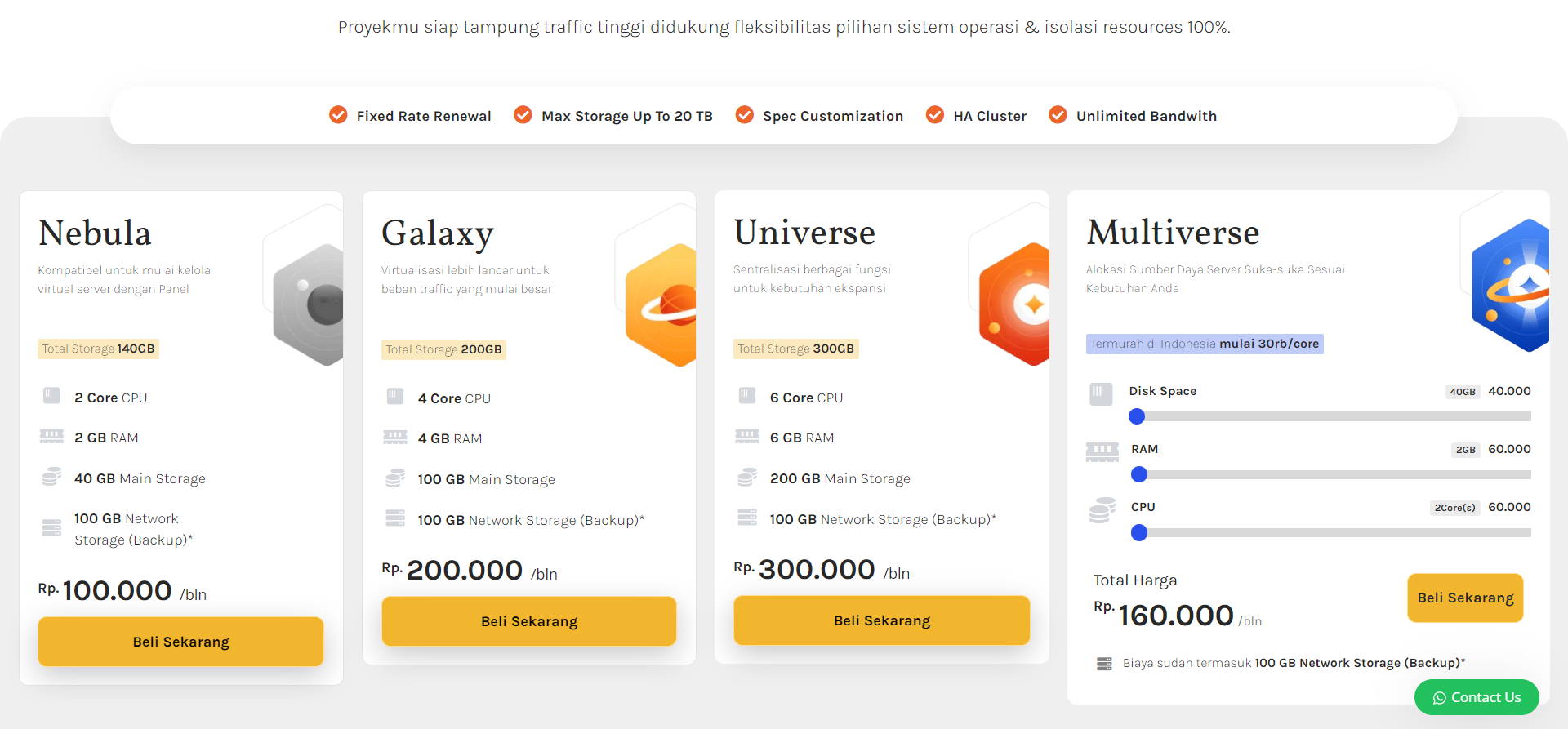 harga vps lokal