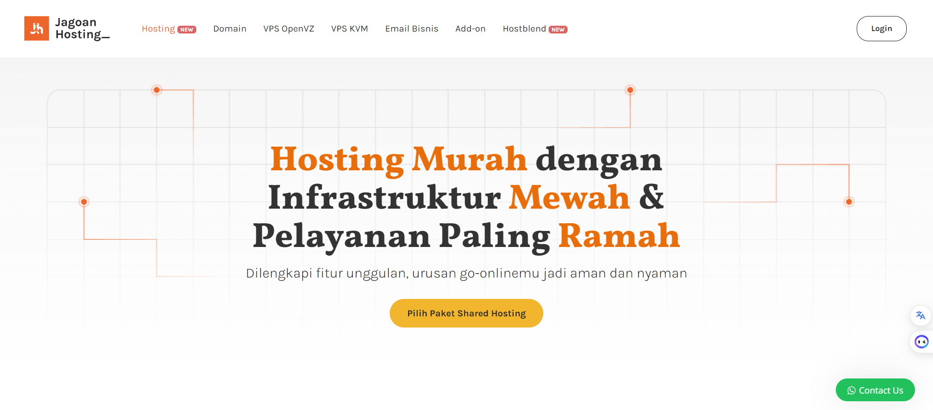 paket hosting murah