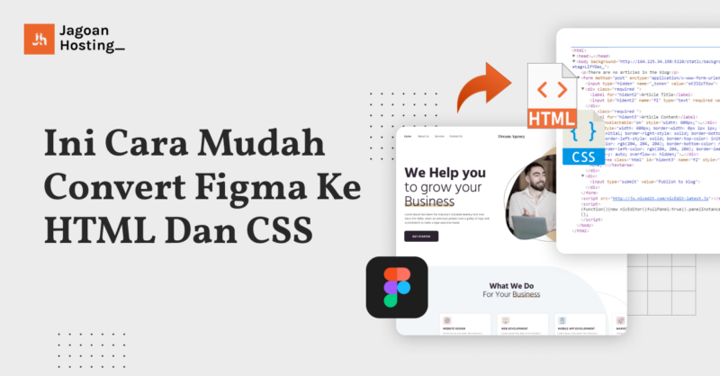 Ini Cara Mudah Convert Figma Ke HTML Dan CSS