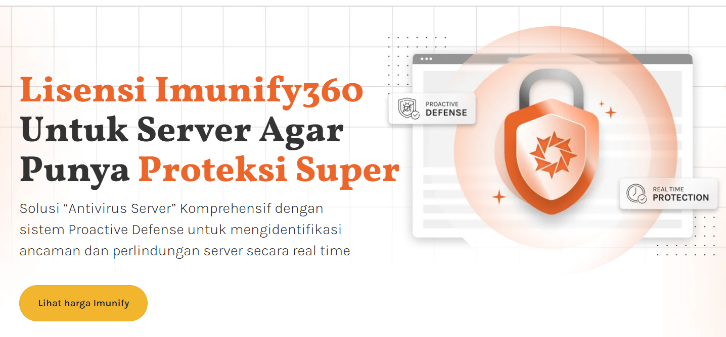 imunify360 untuk lindungi server