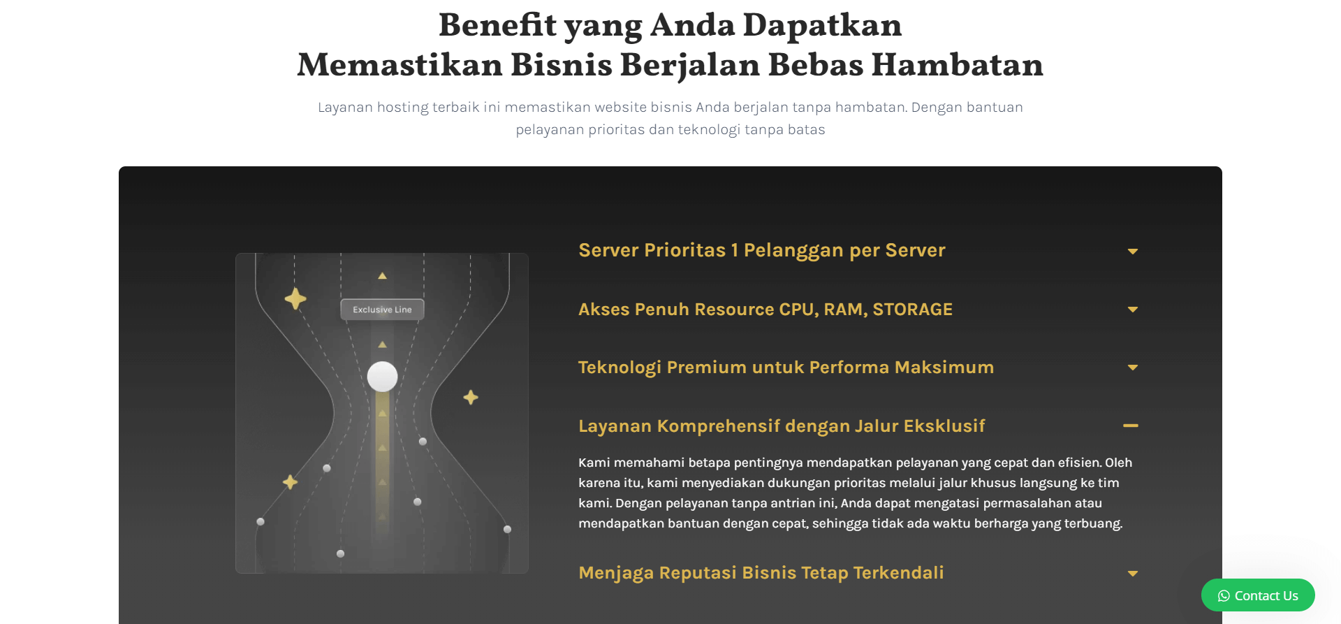 hosting dengan infrastruktur canggih