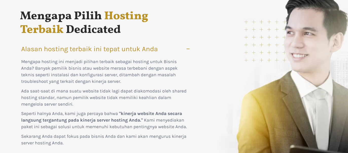 pilih dedicated hosting