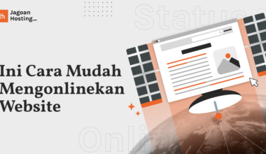 cara mengonlinekan website