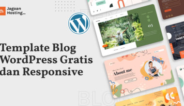 template blog wordpress