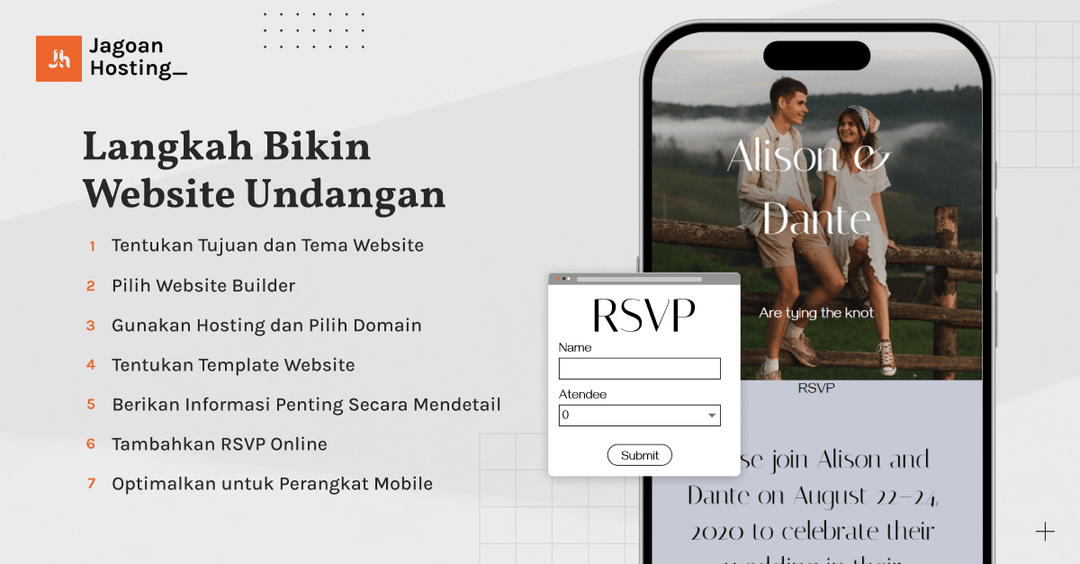 cara membuat undangan digital website