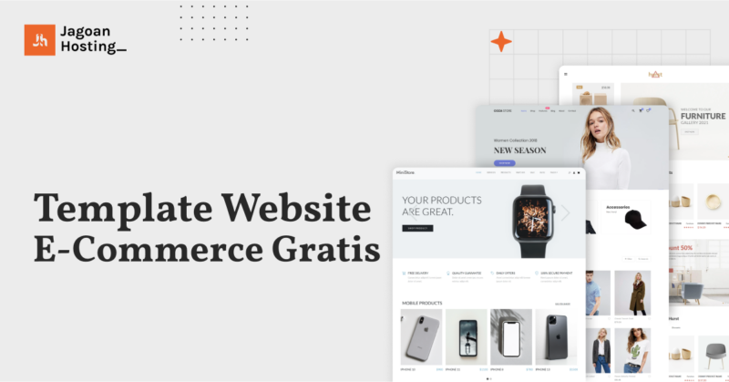 template website ecommerce