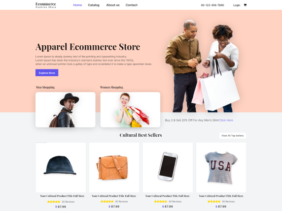 apparel ecommerce store