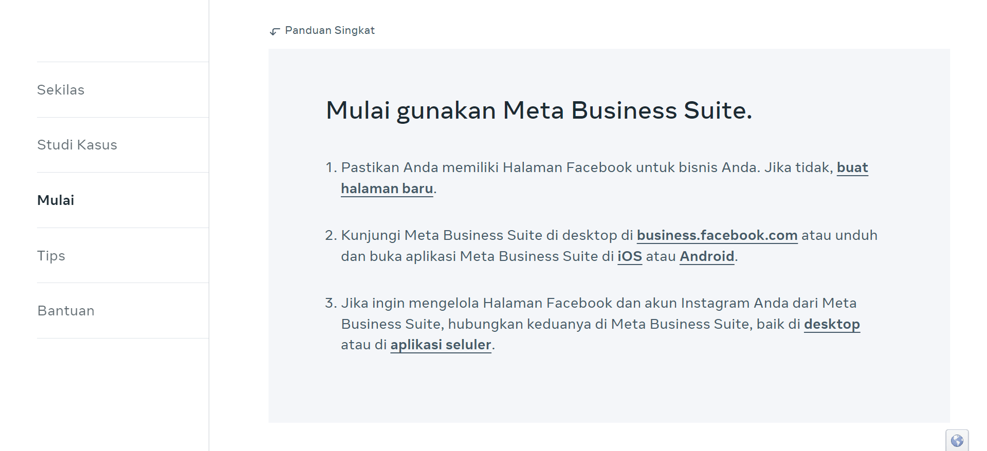 cara menggunakan meta business suite