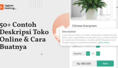 deskripsi toko online