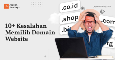 kesalahan memilih nama domain web