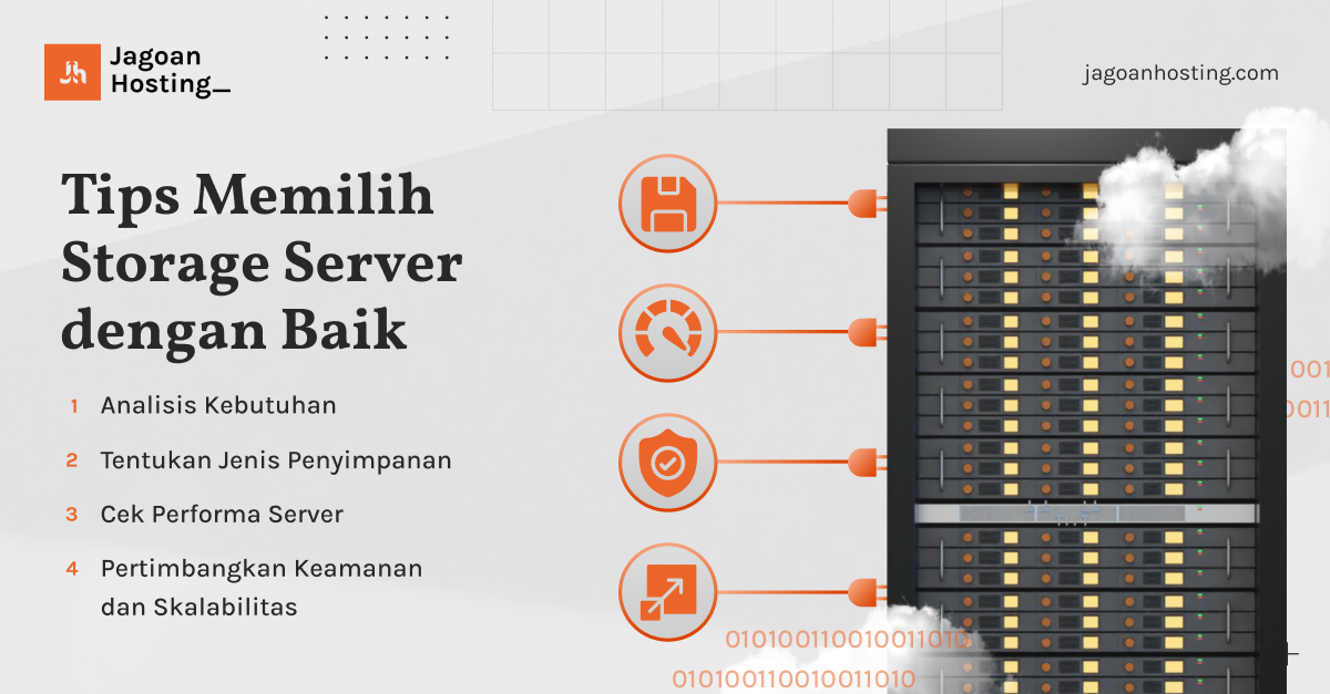 tips memilih storage server