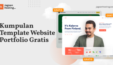 template website portfolio gratis