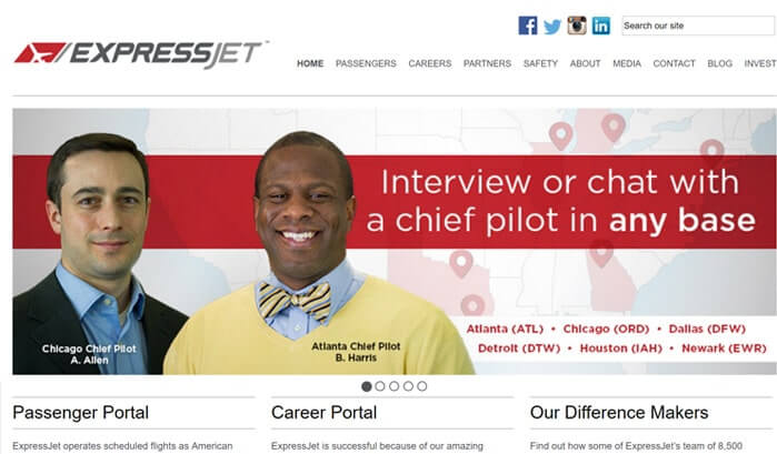 expressjet wordpress sites