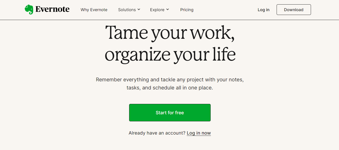 website b2b evernote