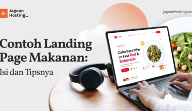 contoh landing page makanan