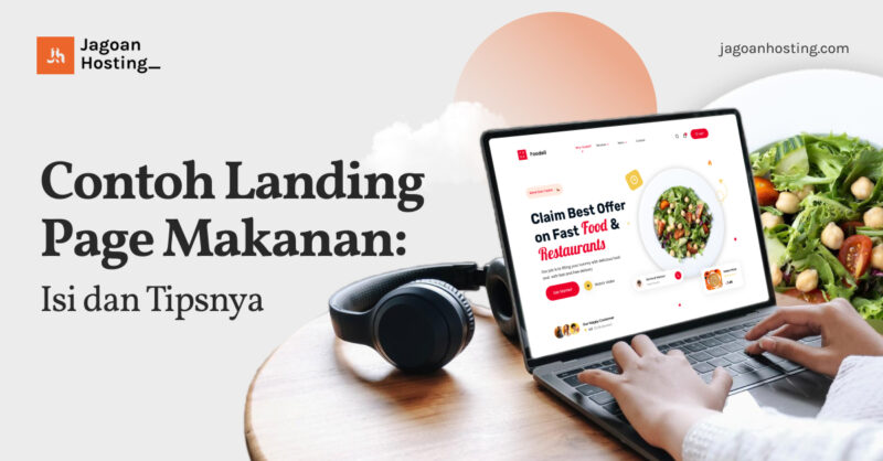 contoh landing page makanan