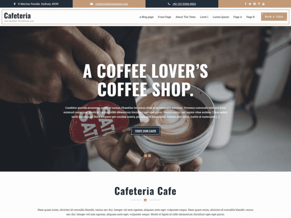 Template Website Coffee Shop