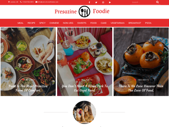 Contoh Landing Page Makanan