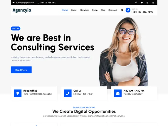 Template Website Agency