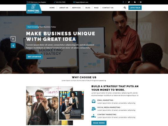 Template Website Agency