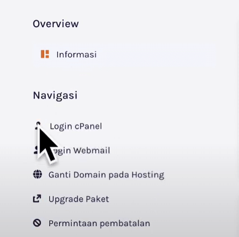 login cpanel