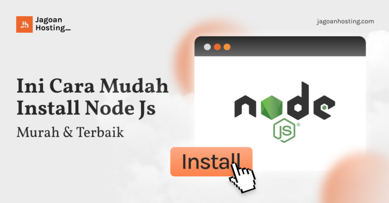 cara install node js