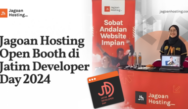 Jagoan Hosting Open Booth di Jatim Developer Day 2024