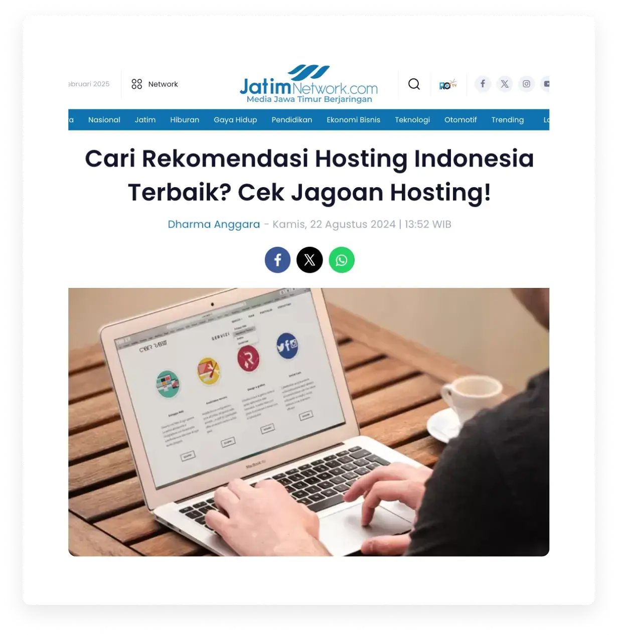 review shared hosting jatimnetwork