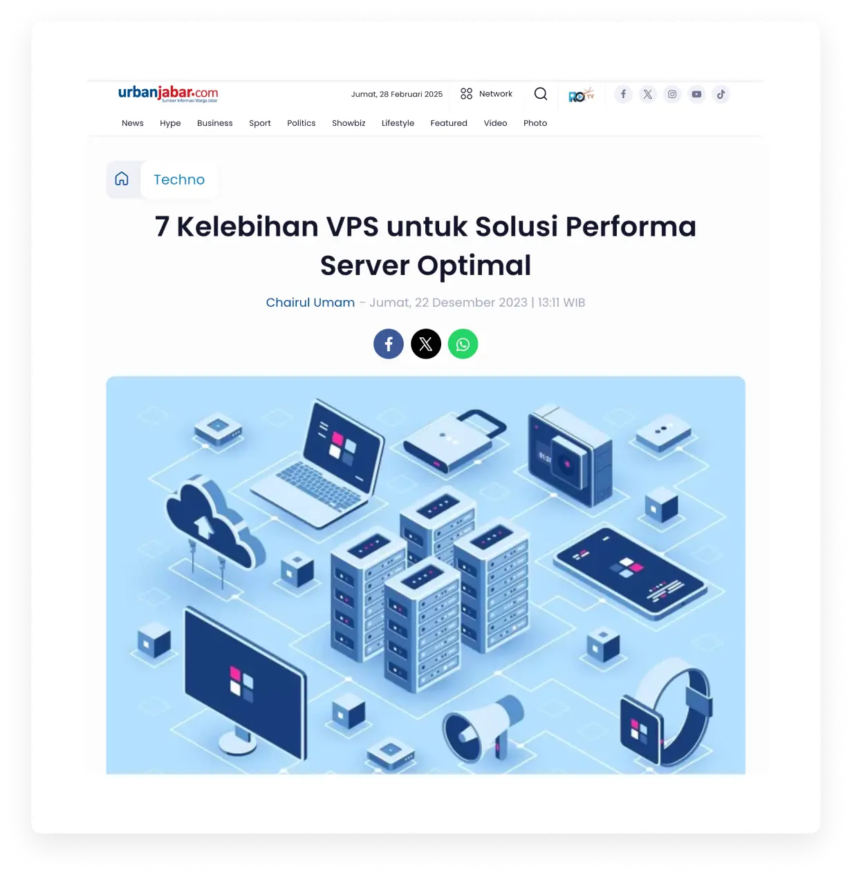 news urban jabar pilar vps