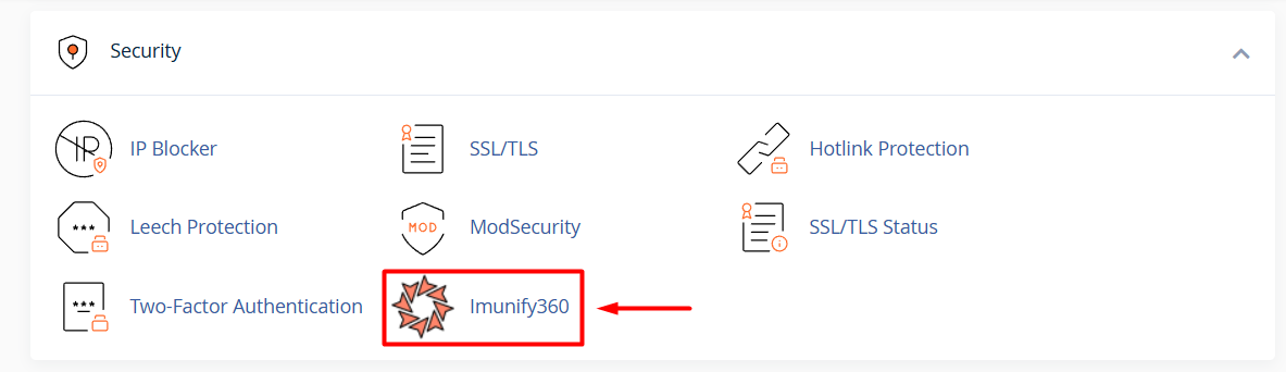 Menu Security di cPanel Jagoan Hosting