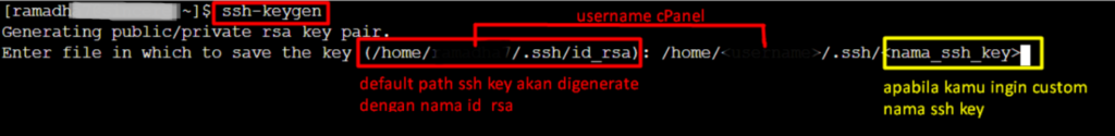 membuat ssh key