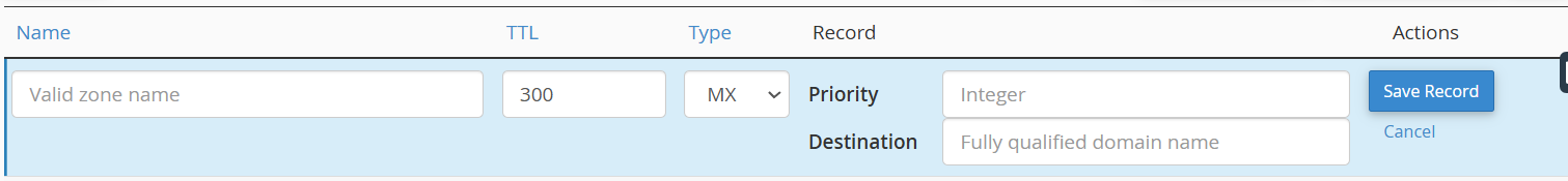 DNS Setting