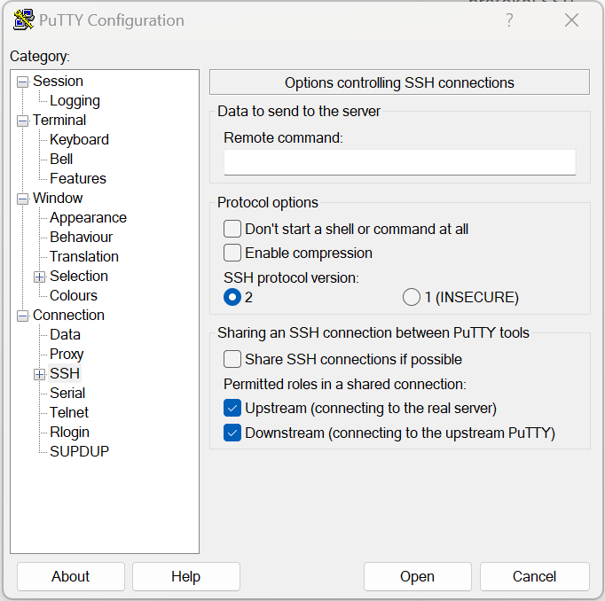 verifikasi protokol ssh