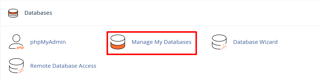 Manage my database